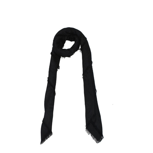 Balmain Black Viscose Foulards BA8547368599817BT