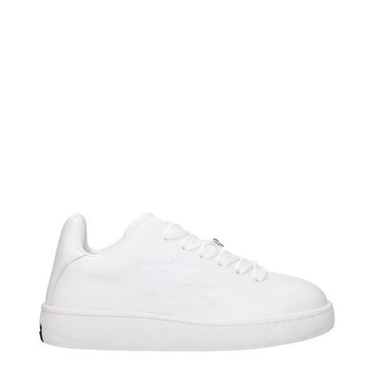 Burberry White Leather Low Tops BU-9254633963785-EU40/US7