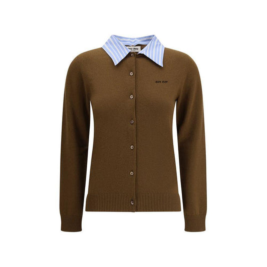 Miu Miu Cashmere Cardigan MI-MMF990SOOO174LF0YVO-IT40 | M