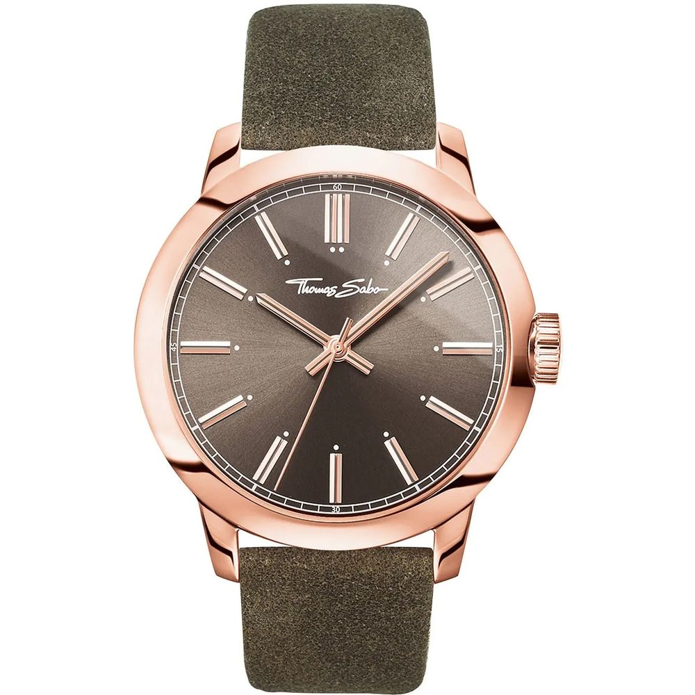 Thomas Sabo Green Leather Dress Watch
