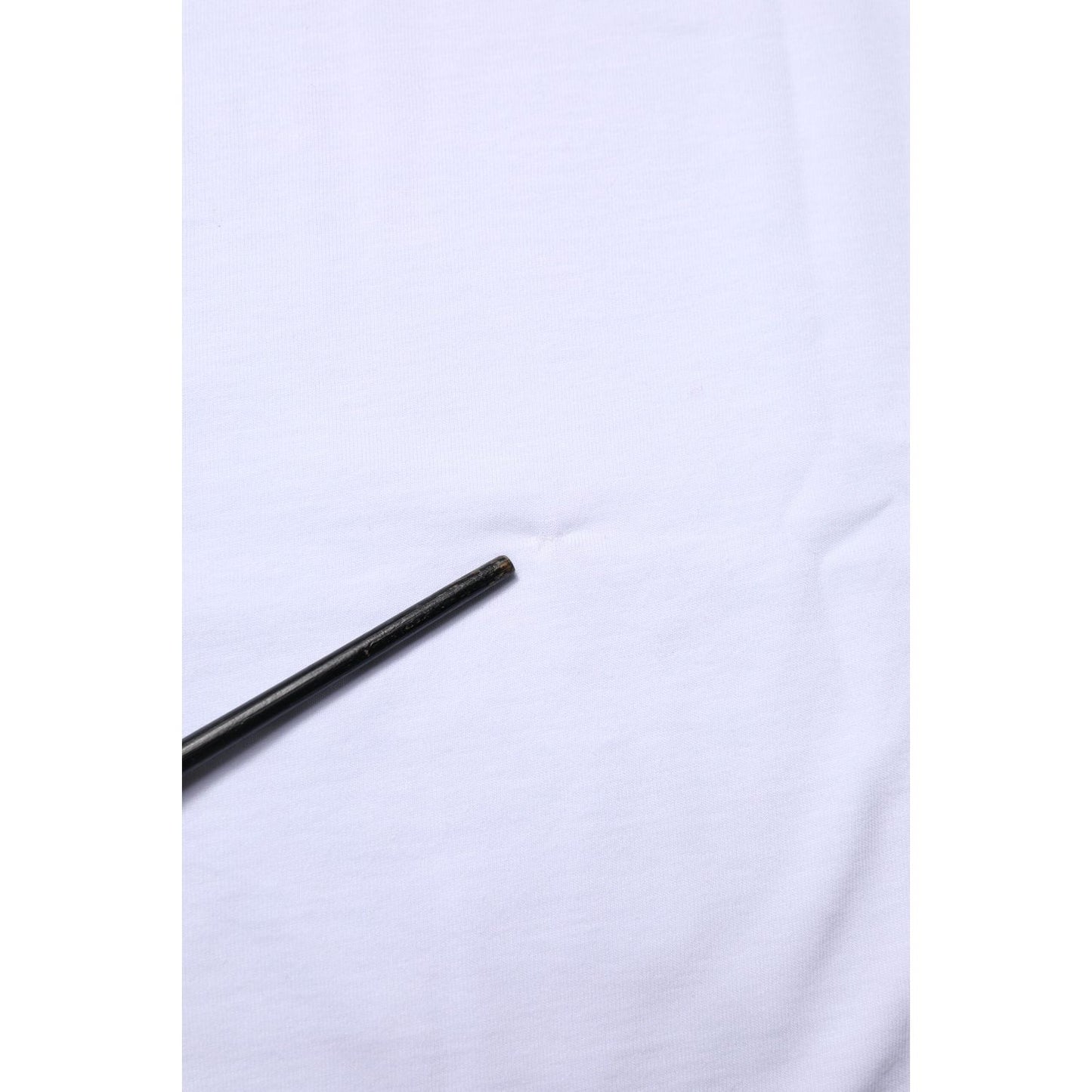 Dolce & Gabbana White Cotton Goodluck 2023 Crew Neck T-shirt