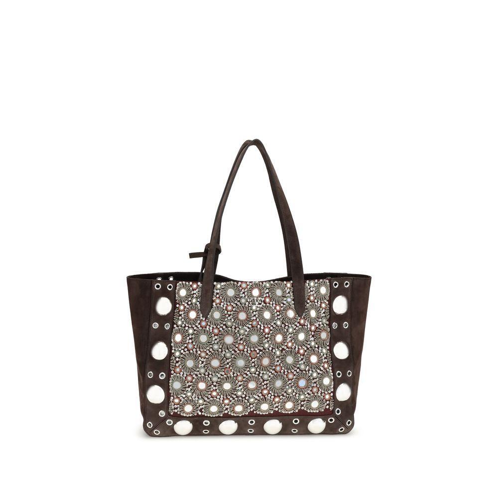 Front view with bag zipped and handles upright.
