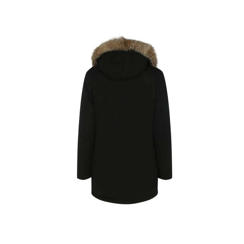 Woolrich Black Cotton Parka