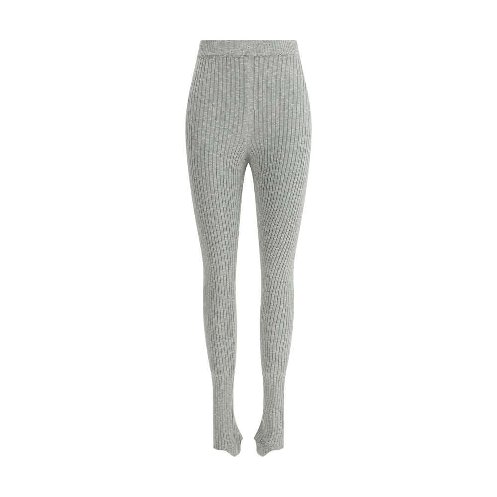 Magda Butrym Gray Linen Leggings