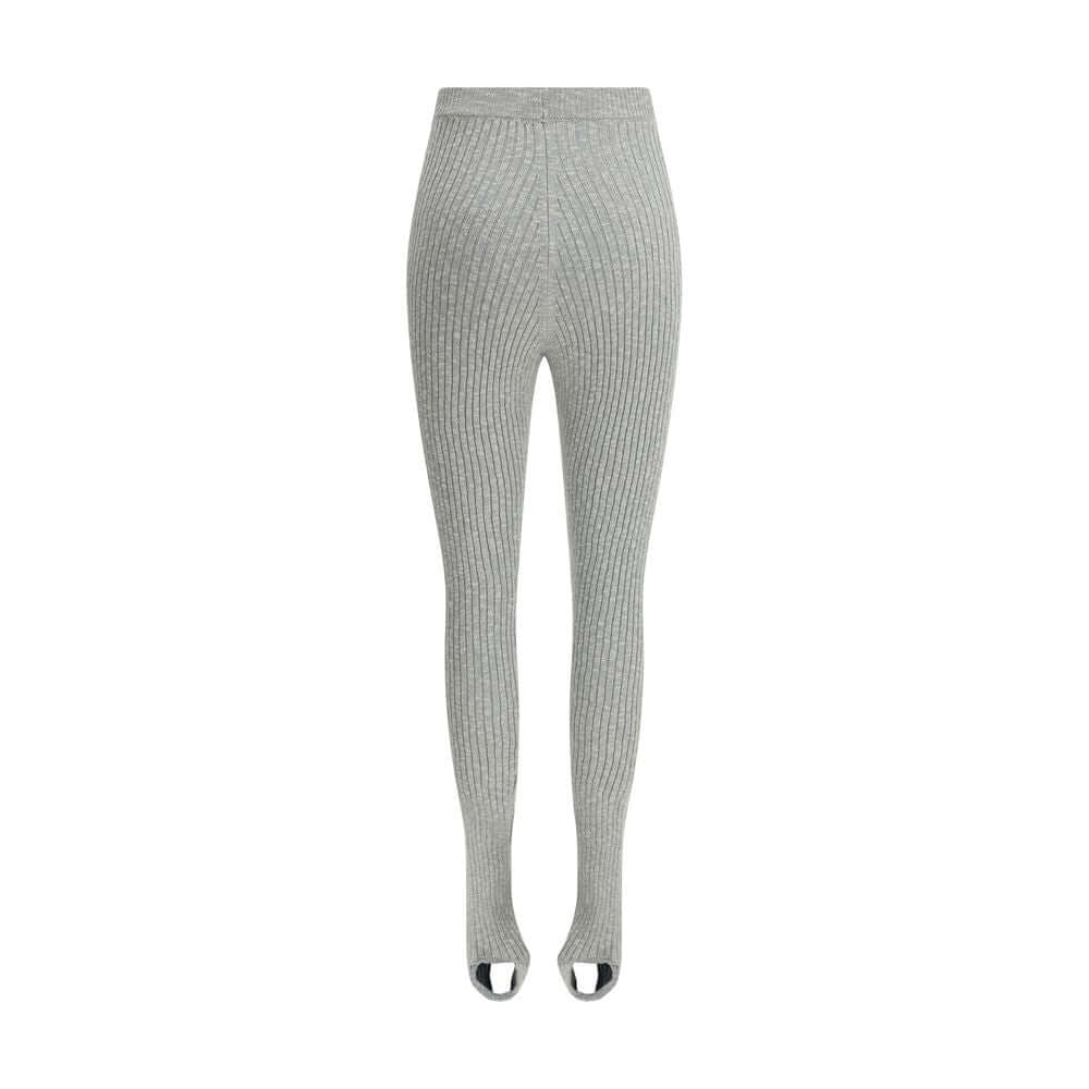 Magda Butrym Gray Linen Leggings