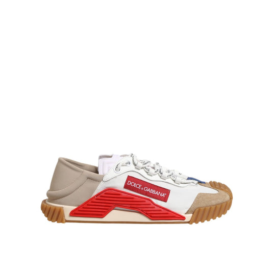 Dolce & Gabbana Multicolor Nylon Low Top NS1 Sneakers Shoes