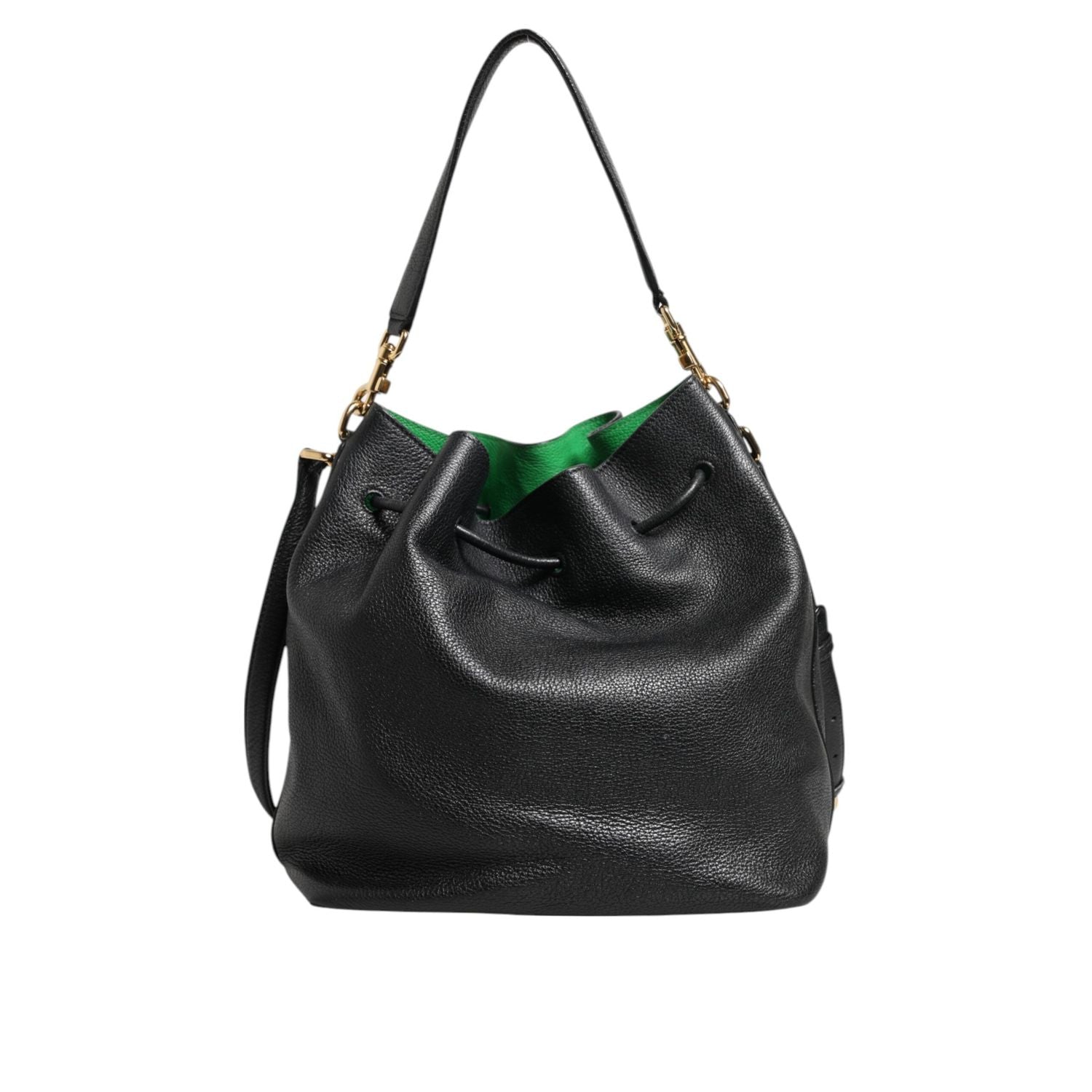Front view with bag zipped and handles upright.