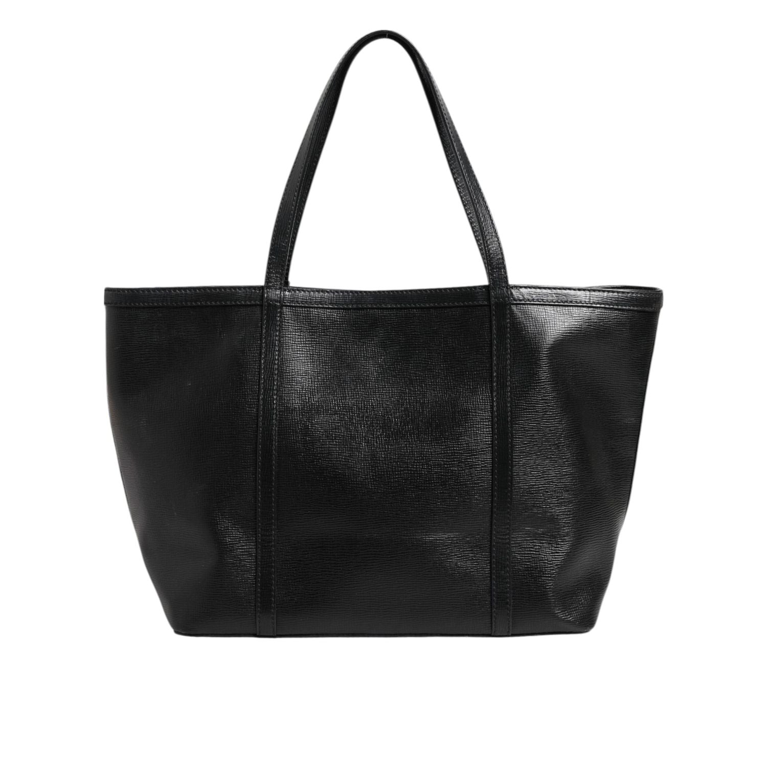 Front view with bag zipped and handles upright.