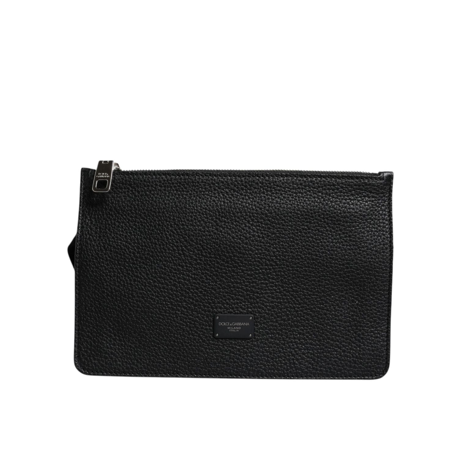 Front view with bag zipped and handles upright.