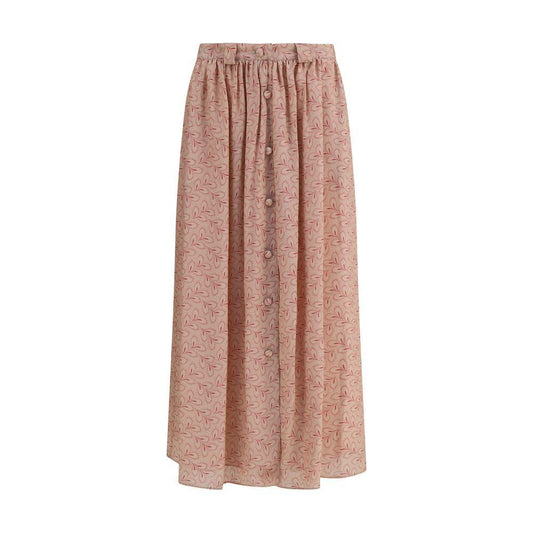 Kristina Ti Half circle Skirt with foliage print KR-KGO0302TI0293RS2-IT42 | L