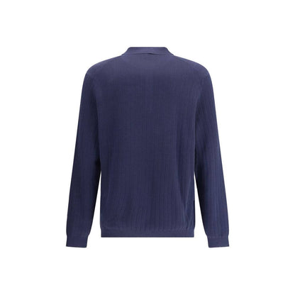 Brunello Cucinelli Blue Cotton Sweatshirt