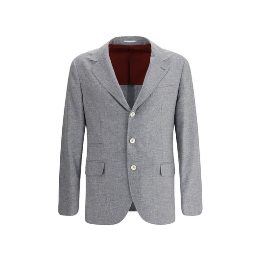 Brunello Cucinelli Gray Cashmere Clothing