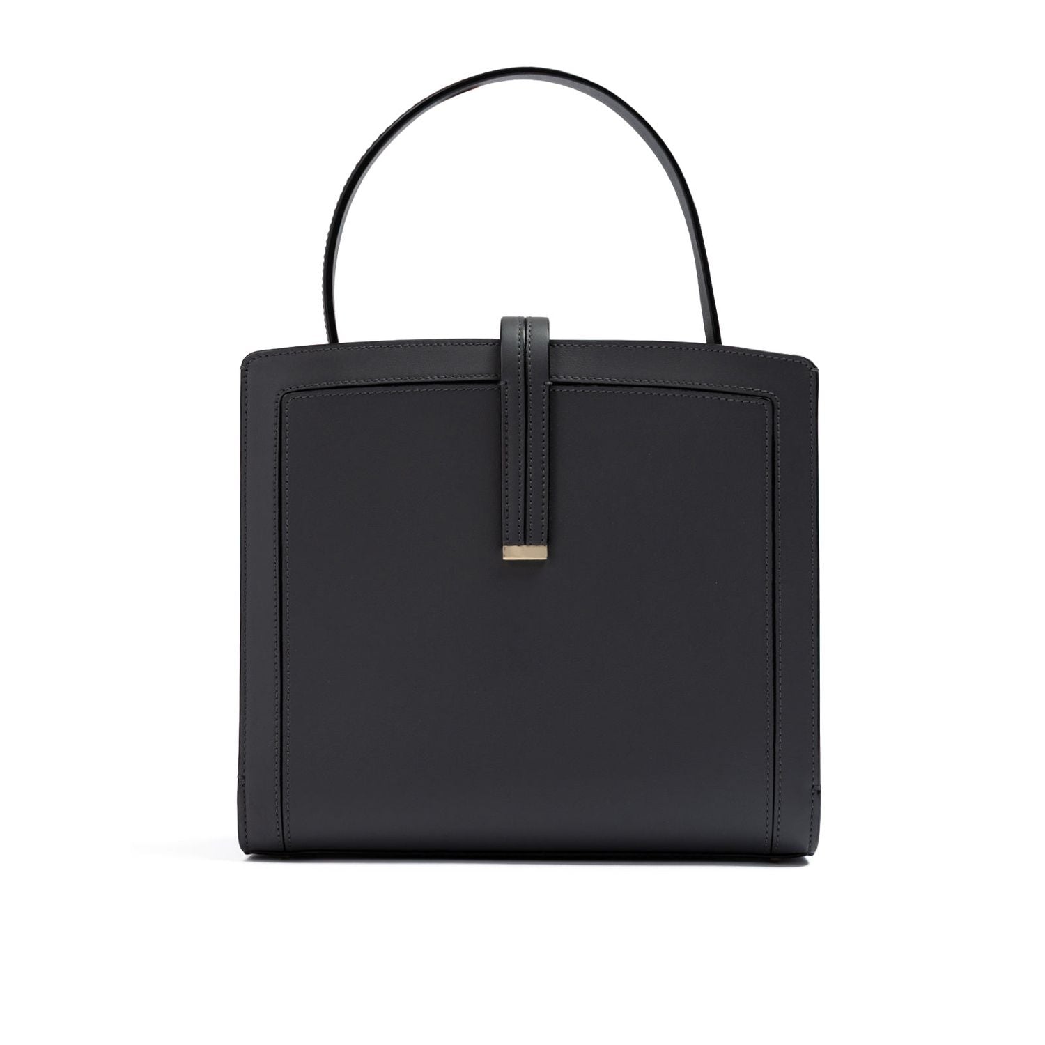 Front view with bag zipped and handles upright.