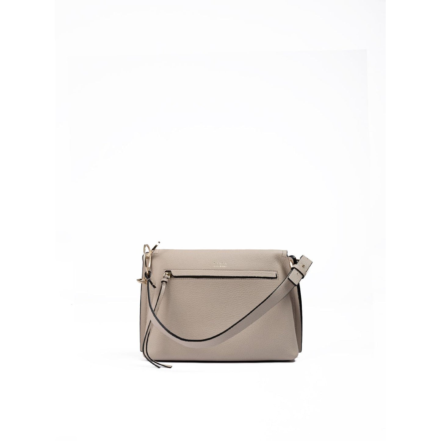 Giada Beige Grained Leather Crossbody Bag GI300725-10