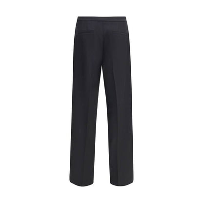 Cruna Black Polyester Casual Pants