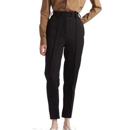 Prada Black Virgin Wool Dress Pants