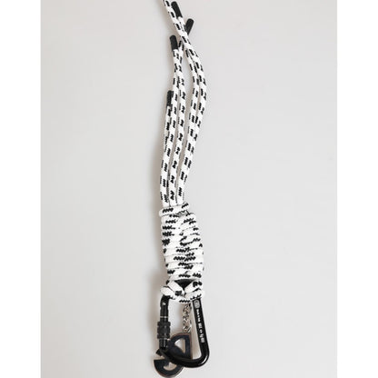 Dolce & Gabbana Multicolor Polyester Tape String DG Logo Keychain Keyring