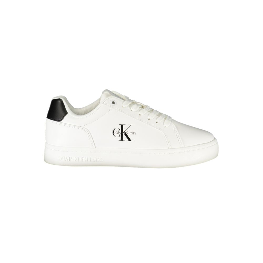 Calvin Klein White Leather Women Sneaker