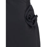 Magda Butrym Short Dress with roses MA-127725BLACK-IT38 | S