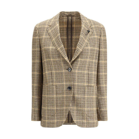 Lardini Houndstooth Blazer LA-A6MAUDEZAAIF65517260BR-IT44 | L