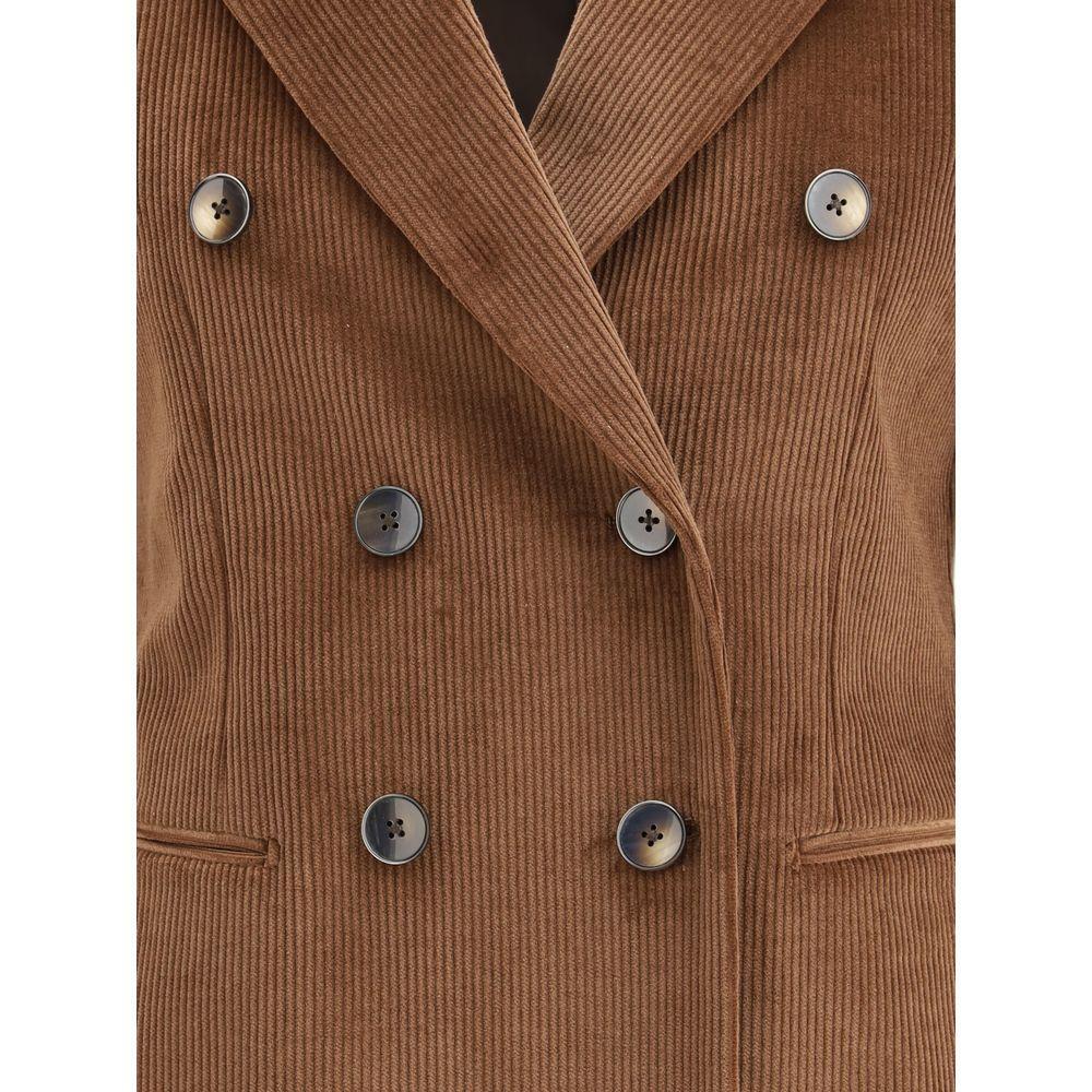 Lardini Double-breasted corduroy Blazer LA-A6ADAMFCN65401300-IT44 | L