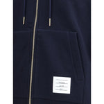 Thom Browne HOODIE ZIP-UP PULLOVER IN CLASSIC LOOPBA TH-MJT153A03377415-2