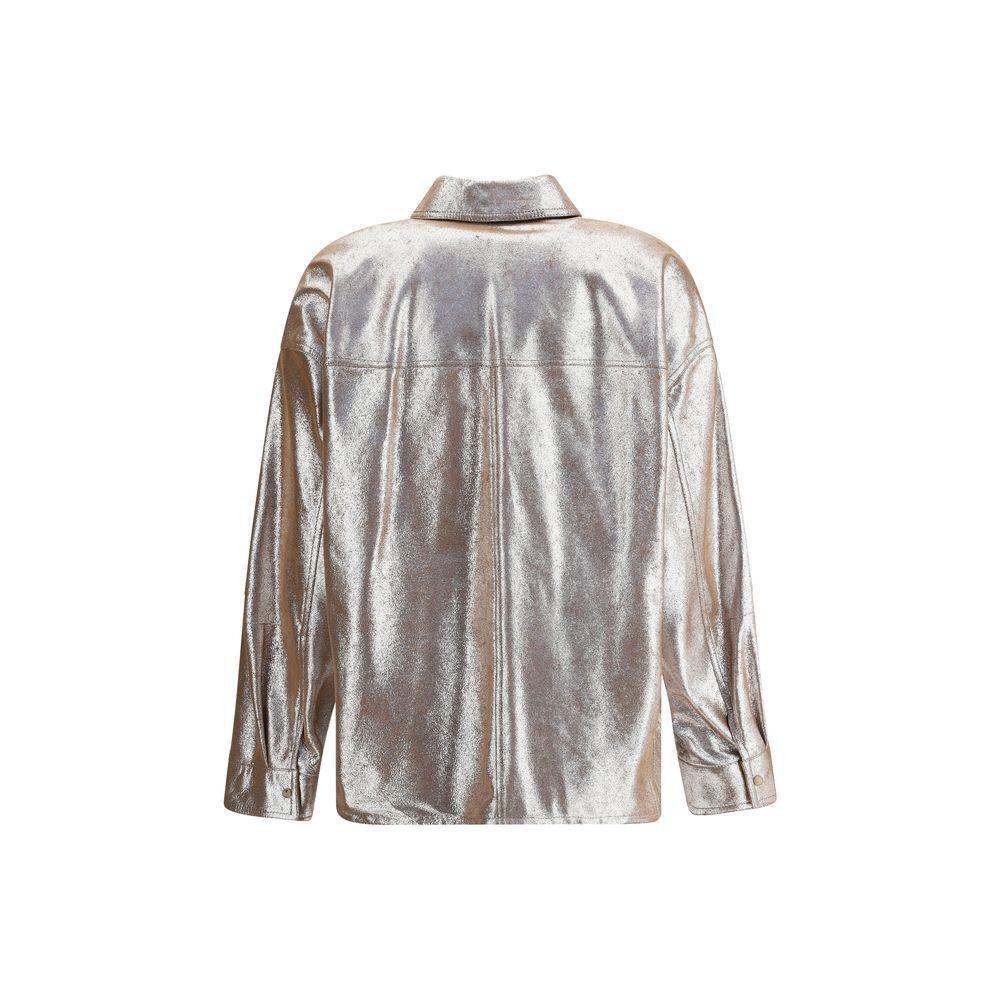 Brunello Cucinelli Oversize leather Shirt BR-MPFOL7867PC9048-IT42 | L