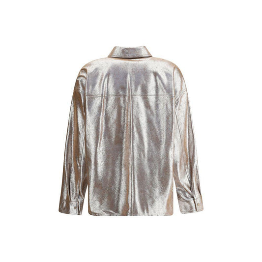 Brunello Cucinelli Oversize leather Shirt BR-MPFOL7867PC9048-IT42 | L
