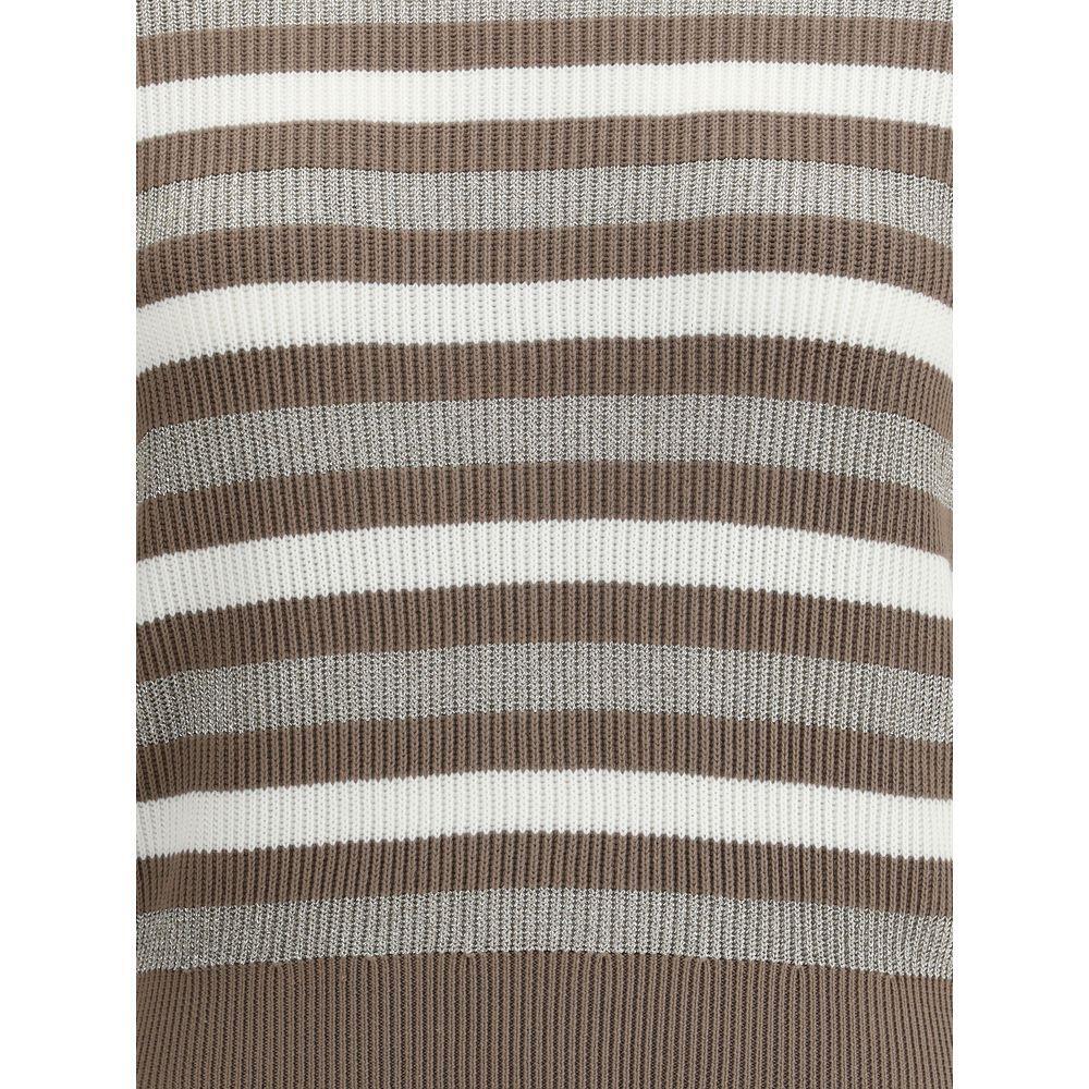 Brunello Cucinelli Sparkling striped Sweater BR-M19251500CZD37-M