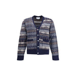 Thom Browne FUN MIX FAIRISLE FLOAT JACQUARD RELAXED TH-MKC598FY1026415-3