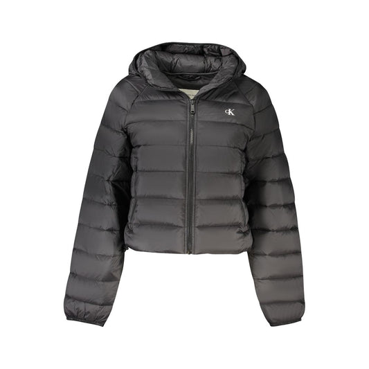 Calvin Klein Black Nylon Women Jacket CA-39424-XS