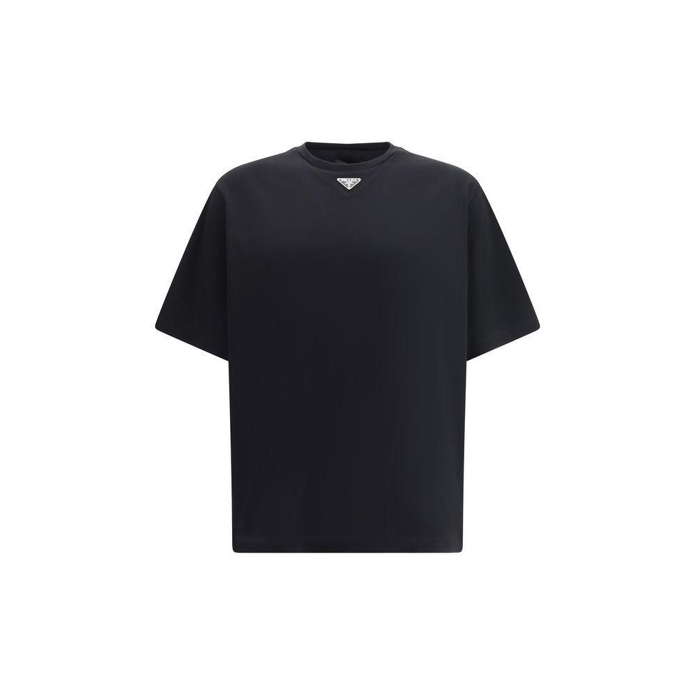 Prada T-Shirt with triangular plaque PR-UJN861S232240F0002-S