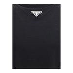 Prada T-Shirt with triangular plaque PR-UJN861S232240F0002-S