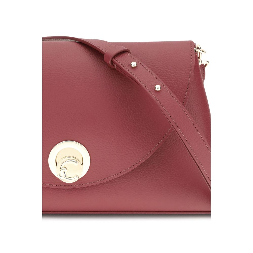 Coccinelle Red Calf Leather Bos Taurus Shoulder Bag