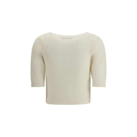 Alessandra Rich Short sleeve mohair Sweater AL-FABX41869001-IT38 | S