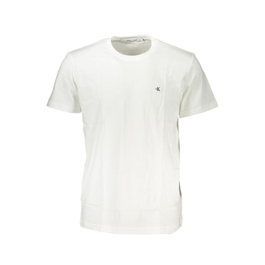 Calvin Klein White Cotton T-Shirt CA-27229-S