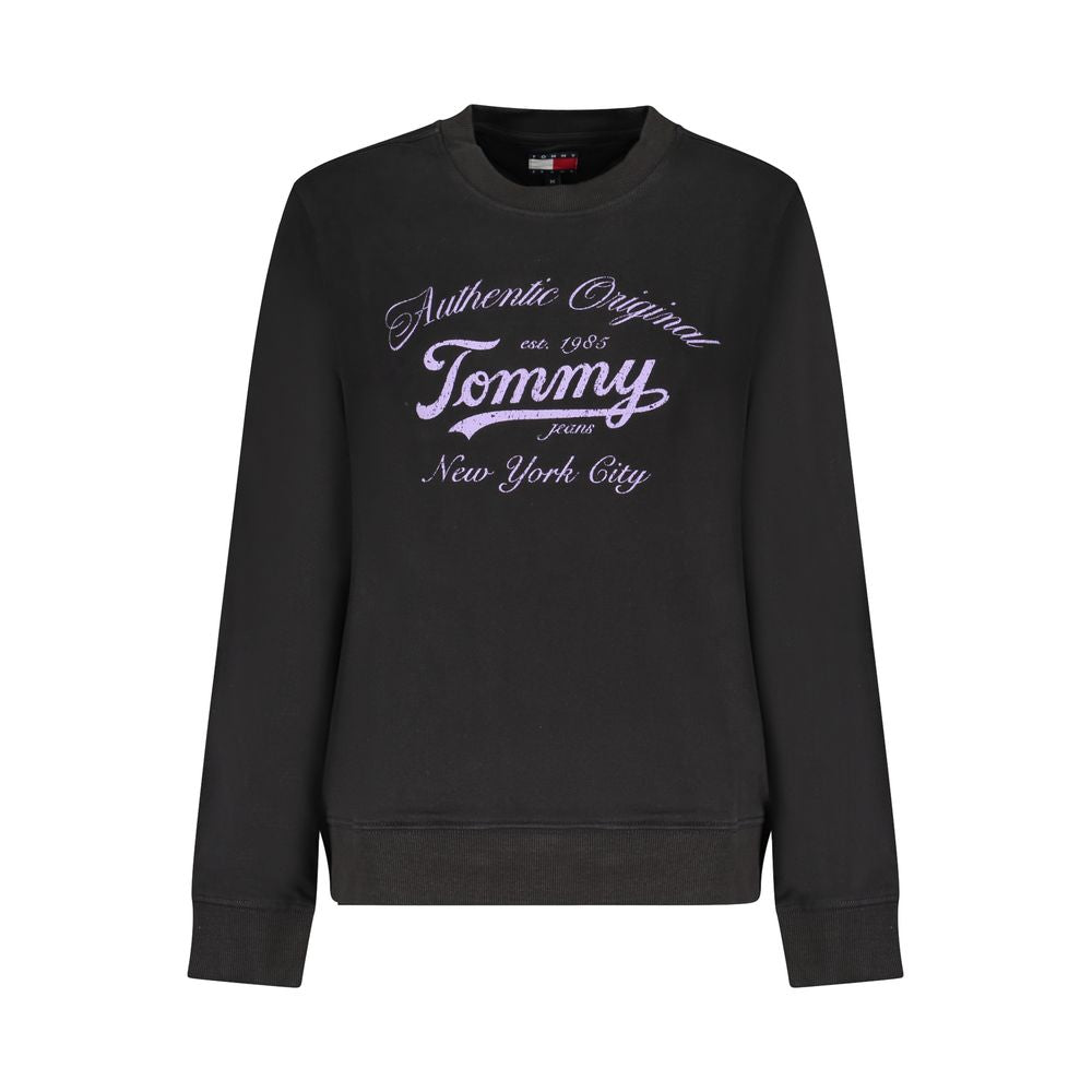 Tommy Hilfiger Black Cotton Sweatshirt