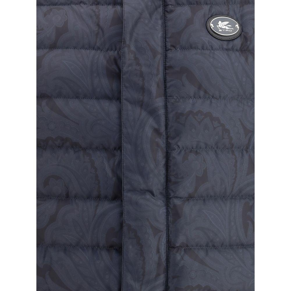 Etro Logo Down Vest ET-MRBB000399SASN7X0883-L