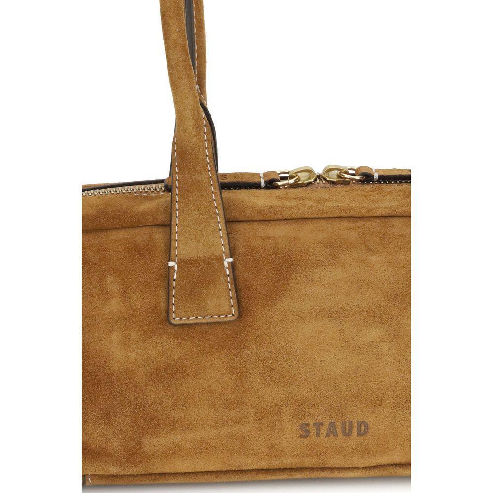 Front view with bag zipped and handles upright.