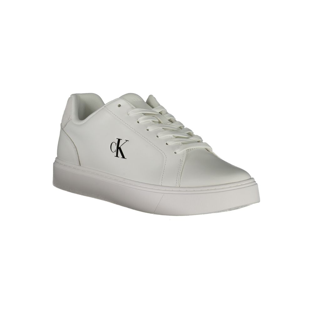 Calvin Klein White Polyester Sneaker