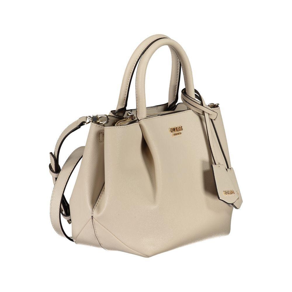 Front view with bag zipped and handles upright.