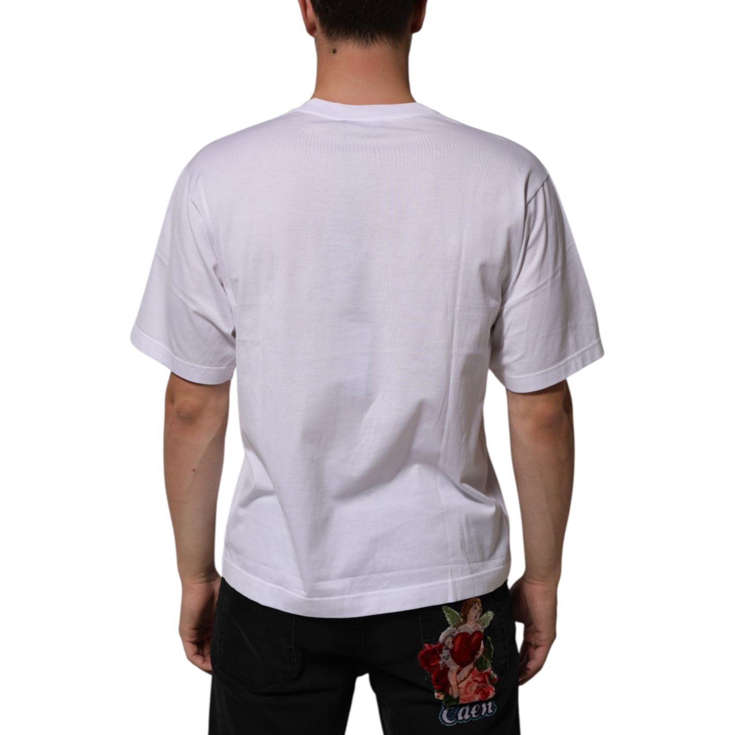 Front view with bag zipped and handles upright.