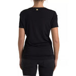 Roberto Cavalli Black Viscose Round Neck CLASS T-shirt TSH83341-44