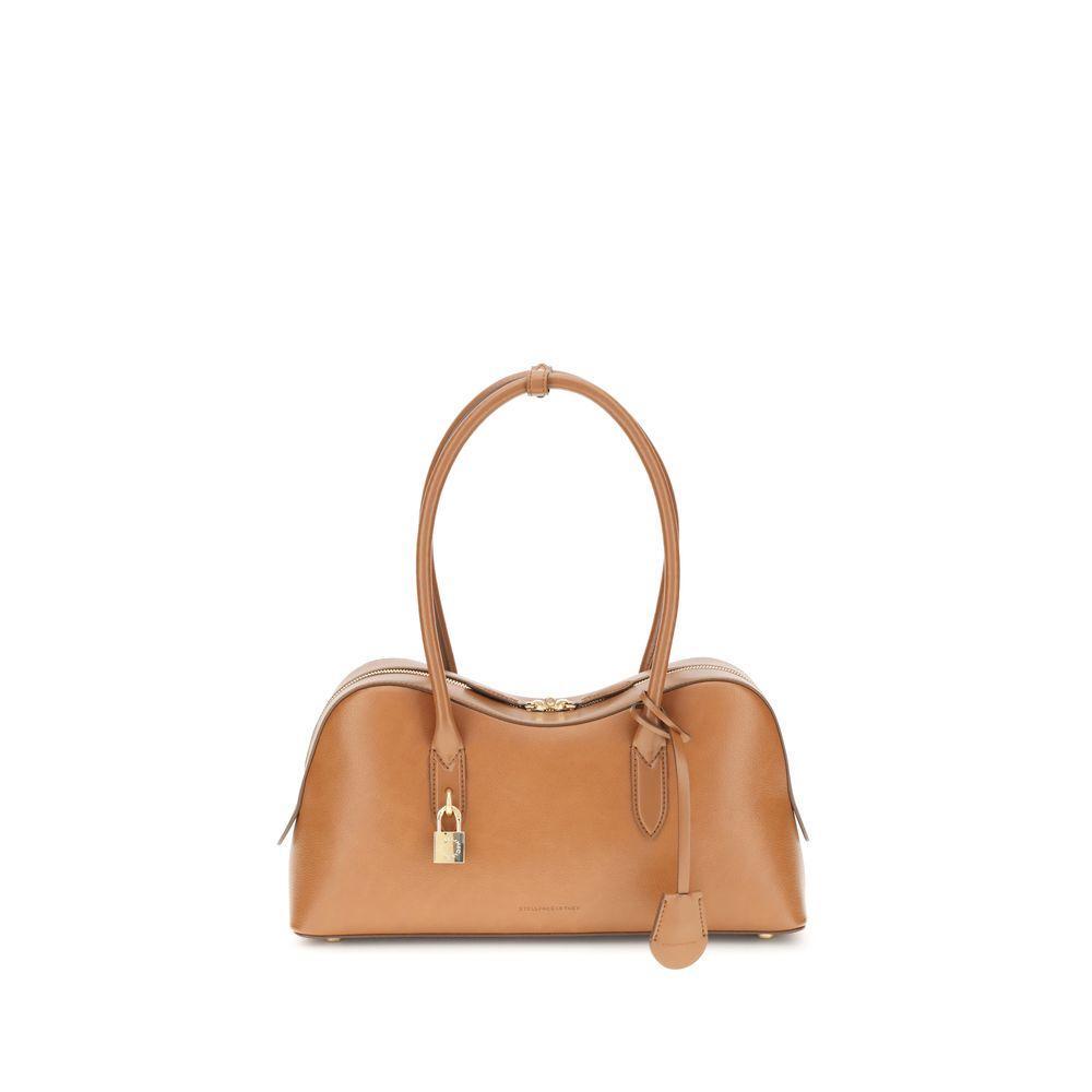 Front view with bag zipped and handles upright.