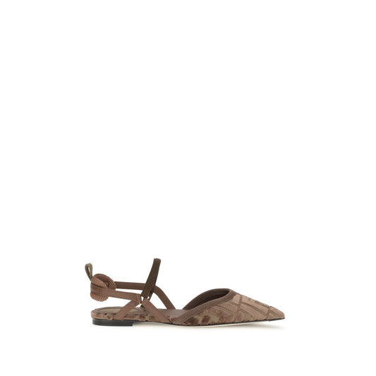 Fendi Colibrì Lite slingback Ballerinas FE-8J8463AOTPF1TPH-EU36/US6
