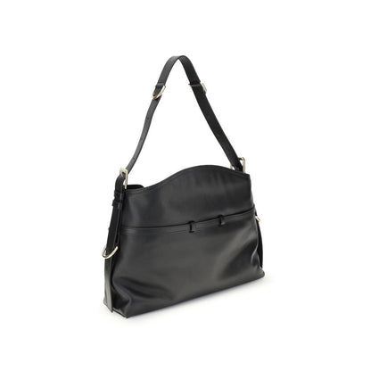 Givenchy Black Calf Leather Bos Taurus Shoulder Bag