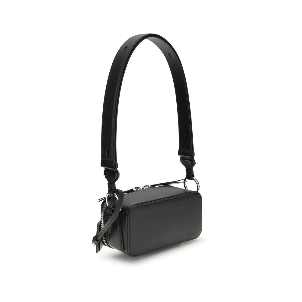 Margiela Black Calf Leather Bos Taurus Shoulder Bag