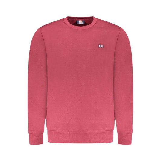 Norway 1963 Red Cotton Men Sweater