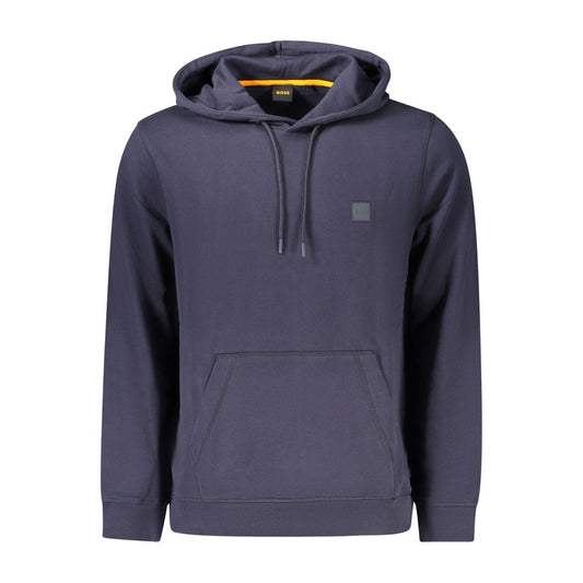 Hugo Boss Blue Cotton Men Sweater BO-39726-S