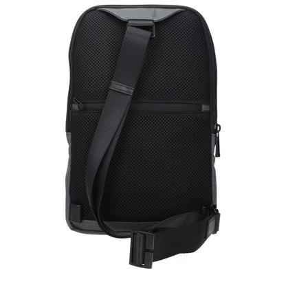 Piquadro Gray Fabric Crossbody Bag